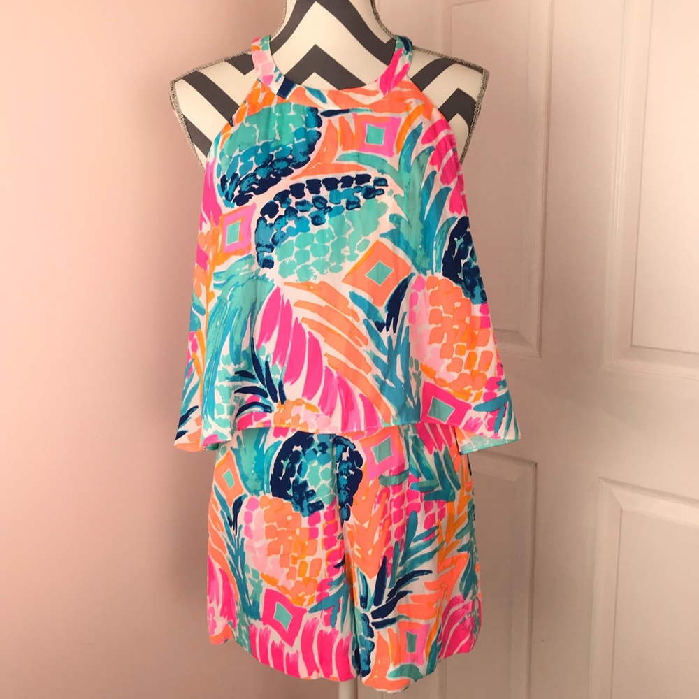 ❌SOLD❌ NEW Lilly Pulitzer Edona Print Romper - Picture 3 of 8